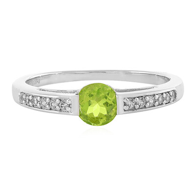 Bague en argent et Péridot