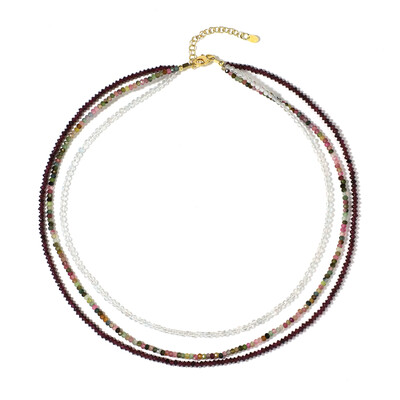 Collier en argent et Topaze blanche