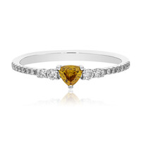 Bague en or et Diamant orange SI2 (CIRARI)