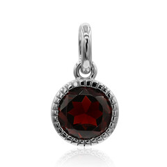 Pendentif en argent et Grenat du Mozambique