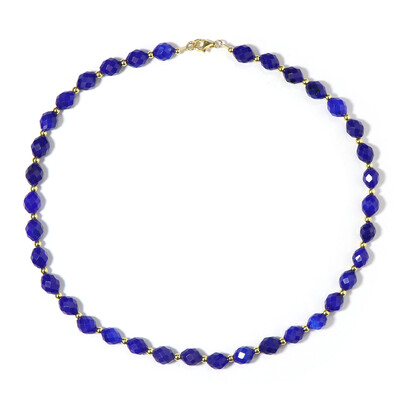 Collier en argent et Quartz bleu royal