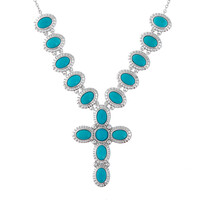 Collier en argent et Turquoise Sleeping Beauty