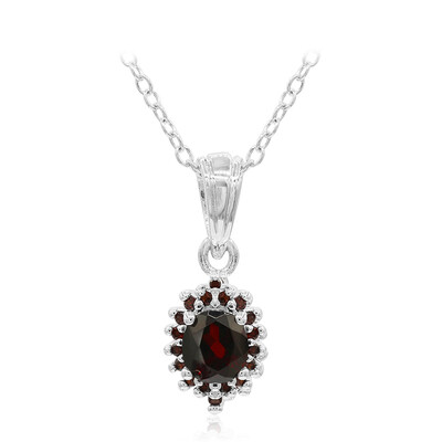 Collier en argent et Grenat