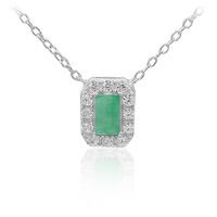 Collier en argent et Emeraude