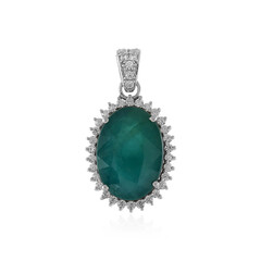 Pendentif en argent et Grandidierite