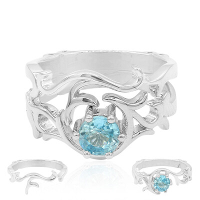 Bague en argent et Zircon de Ratanakiri (Dallas Prince Designs)