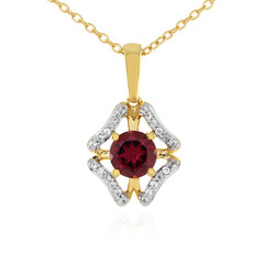 Collier en argent et Grenat de Lindi