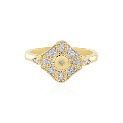 Bague en argent et Diamant I2 (J)