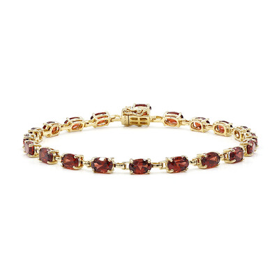 Bracelet en argent et Grenat du Mozambique