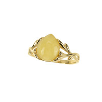 Bague en argent et Ambre baltique