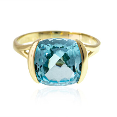 Bague en or et Topaze bleue (dagen)