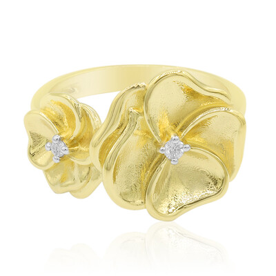 Bague en argent et Diamant I1 (G) (Annette)