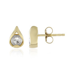 Boucles d'oreilles en or et Zircon