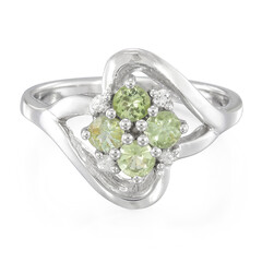 Bague en argent et Tourmaline Paraïba