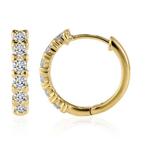 Boucles d'oreilles en or et Diamant IF (D)
