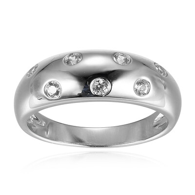 Bague en argent et Zircon