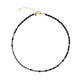 Collier en argent et Tourmaline noire
