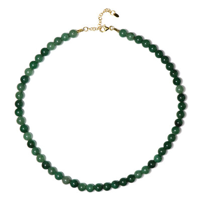 Collier en argent et Aventurine verte