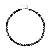 Collier en argent et Shungite