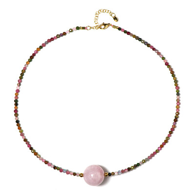 Collier en argent et Morganite