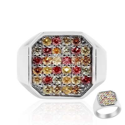 Bague en argent et Saphir