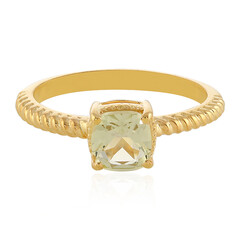 Bague en argent et Quartz citron