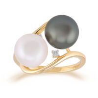 Bague en or et Perle d'Akoya (TPC)