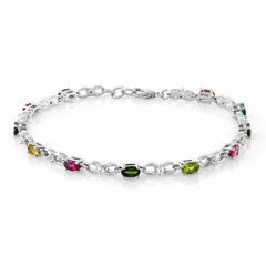 Bracelet en argent et Tourmaline