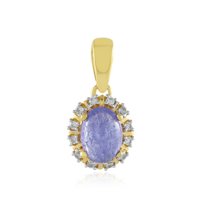 Pendentif en argent et Tanzanite