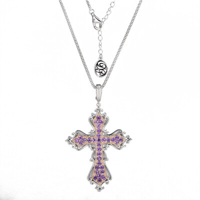 Collier en argent et Améthyste de Zambie (Dallas Prince Designs)