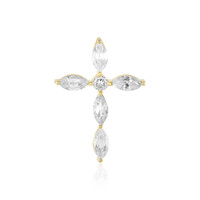 Pendentif en argent et Zircon (Adela Silber)
