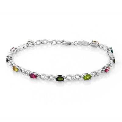 Bracelet en argent et Tourmaline