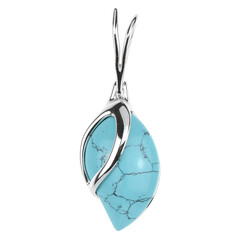 Pendentif en argent et Turquoise