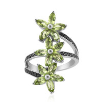 Bague en argent et Péridot