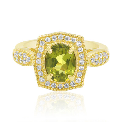 Bague en argent et Péridot
