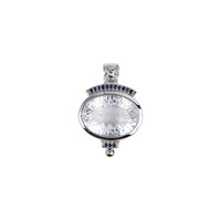 Pendentif en argent et Quartz blanc