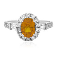 Bague en or et Saphir jaune (CIRARI)