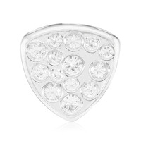 Pendentif en argent et Saphir blanc