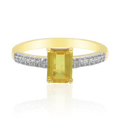 Bague en or et Saphir jaune de Ban Ka Cha