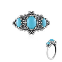 Bague en argent et Turquoise Sleeping Beauty (Desert Chic)