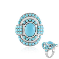 Bague en argent et Turquoise Sleeping Beauty