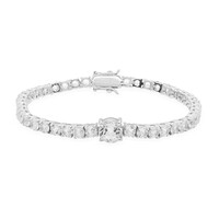 Bracelet en argent et Topaze blanche