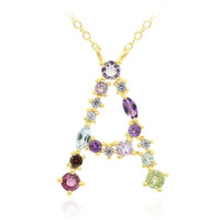 Collier en argent et Topaze bleu Suisse