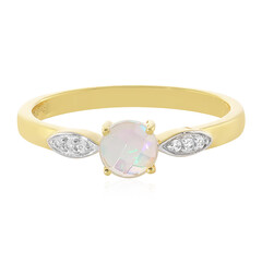 Bague en argent et Opale Welo