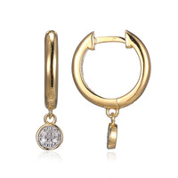 Boucles d'oreilles en argent et Diamant I3 (I)