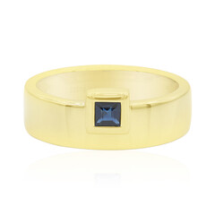 Bague en argent et Saphir bleu