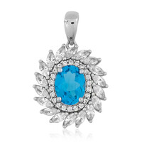 Pendentif en argent et Topaze de Marambaia