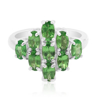 Bague en argent et Grenat Tsavorite