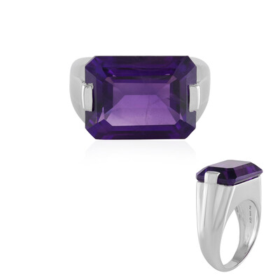 Bague en argent et Améthyste de Sibérie