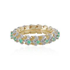 Bague en or et Emeraude de Colombie (Ornaments by de Melo)